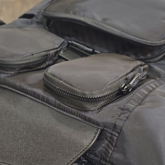 Steve Madden BAction Convertible Backpack/Tote Bag- Black - Picture 10 of 10